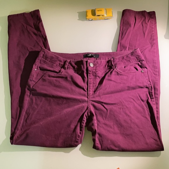 Mexx Metropolitan purple skinny jeans - Picture 2 of 5